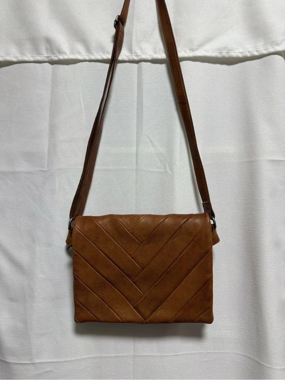 latico Tan Leather Crossbody Bag